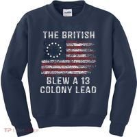 The British Blew A Thirteen Colony Lead Kids Sweatshirt thumb 0