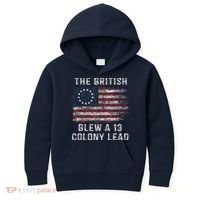 The British Blew A Thirteen Colony Lead Kids Hoodie thumb 0