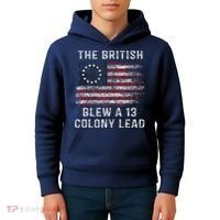 The British Blew A Thirteen Colony Lead Kids Hoodie thumb 4