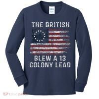 The British Blew A Thirteen Colony Lead Kids Long Sleeve Shirt thumb 0