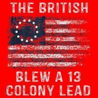 The British Blew A Thirteen Colony Lead Santa Hat thumb 1