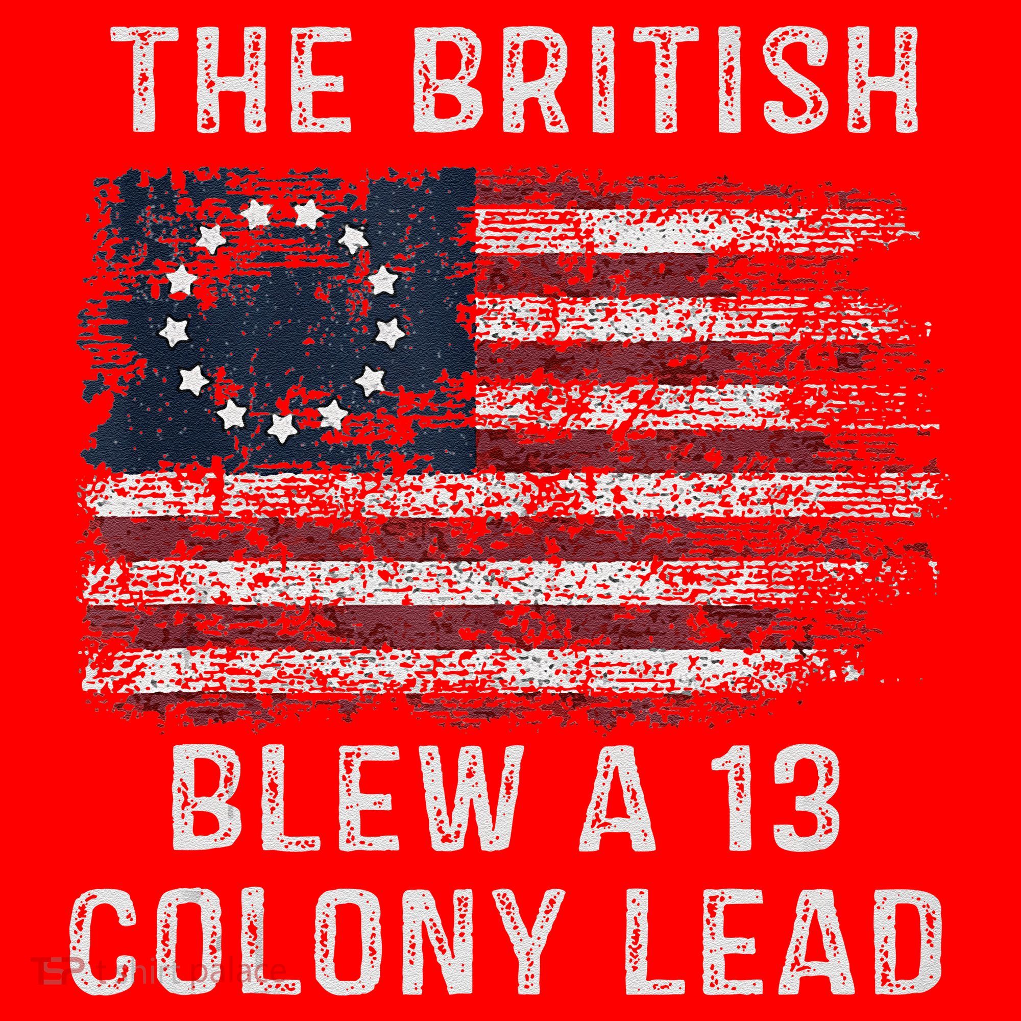 The British Blew A Thirteen Colony Lead Santa Hat
