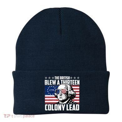 The British Blew A Thirteen Colony Lead George Washington Beanie