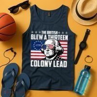 The British Blew A Thirteen Colony Lead George Washington Tank Top thumb 4