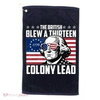 The British Blew A Thirteen Colony Lead George Washington Golf Towel thumb 0