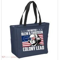 The British Blew A Thirteen Colony Lead George Washington Tote Bag thumb 2