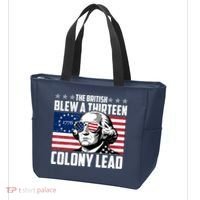 The British Blew A Thirteen Colony Lead George Washington Tote Bag thumb 3