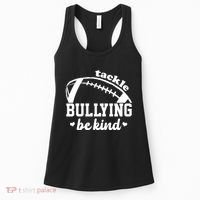 Tackle Bullying Be Kind Football Awareness Women's Tank Top thumb 0