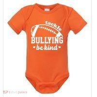 Tackle Bullying Be Kind Football Awareness Baby Bodysuit thumb 0
