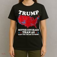 Trump Better Coverage Than 5g Can You Hear Us Now Map 2024 Election T-Shirt thumb 4