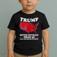 Trump Better Coverage Than 5g Can You Hear Us Now Map 2024 Election Toddler T-Shirt thumb 2