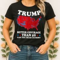 Trump Better Coverage Than 5g Can You Hear Us Now Map 2024 Election Women's T-Shirt thumb 2