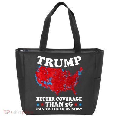 Trump Better Coverage Than 5g Can You Hear Us Now Map 2024 Election Tote Bag