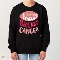 Tackle Breast Cancer Football Women's Sweatshirt thumb 0
