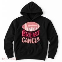 Tackle Breast Cancer Football Hoodie thumb 0