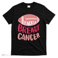Tackle Breast Cancer Football T-Shirt thumb 0