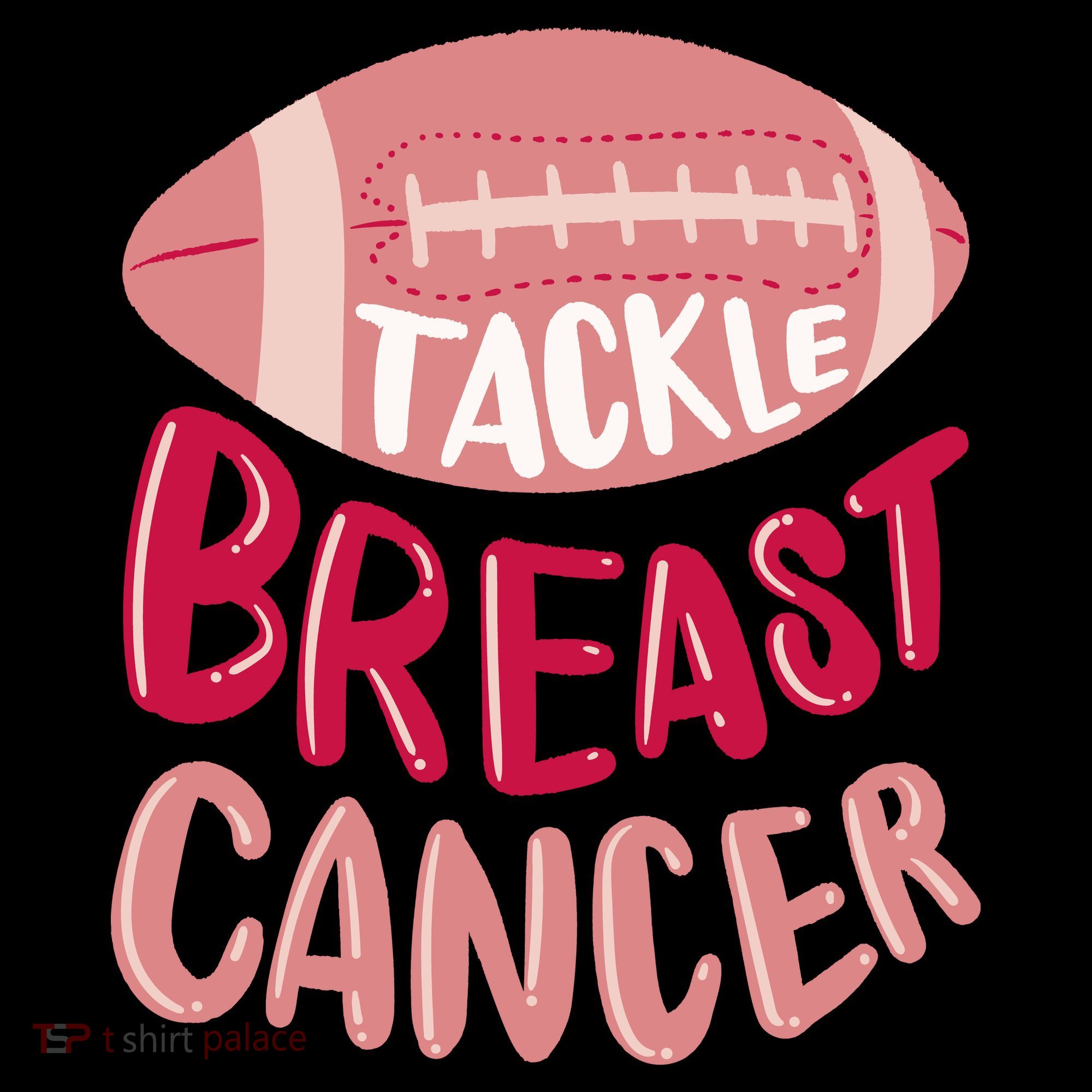Tackle Breast Cancer Football Coffee Mug