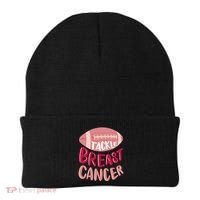 Tackle Breast Cancer Football Beanie thumb 0