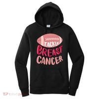 Tackle Breast Cancer Football Women's Hoodie thumb 0