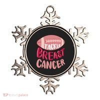 Tackle Breast Cancer Football Ornament thumb 0