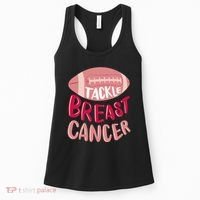 Tackle Breast Cancer Football Women's Tank Top thumb 0