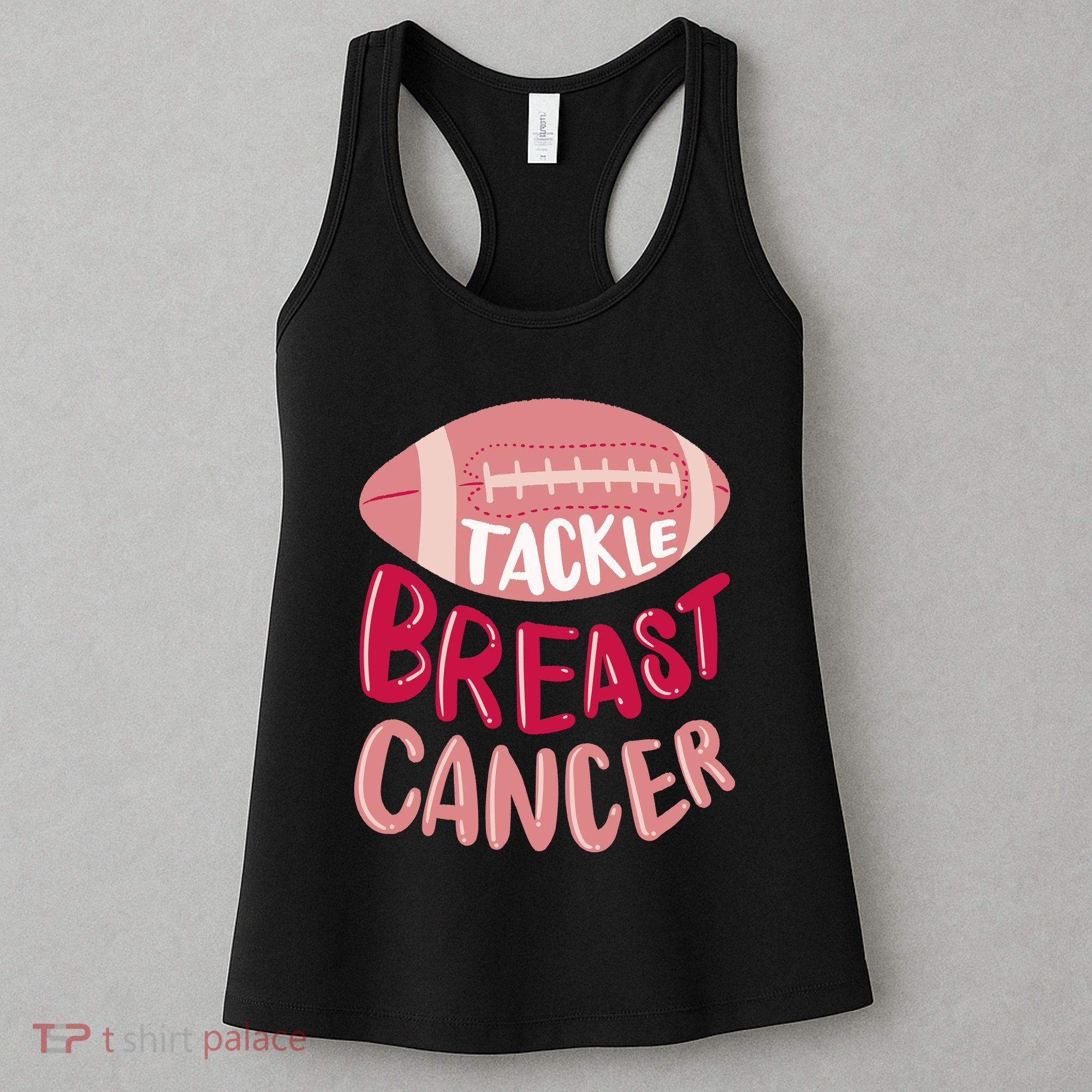 Tackle Breast Cancer Football Women's Tank Top