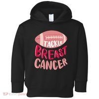 Tackle Breast Cancer Football Toddler Hoodie thumb 0