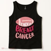 Tackle Breast Cancer Football Tank Top thumb 2