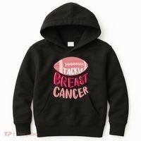 Tackle Breast Cancer Football Kids Hoodie thumb 0