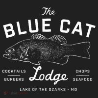 The Blue Cat Lodge Lake Of Ozarks Fish Women's Sweatshirt thumb 2