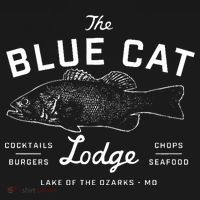 The Blue Cat Lodge Lake Of Ozarks Fish Women's Hoodie thumb 2