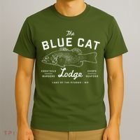 The Blue Cat Lodge Lake Of Ozarks Fish T-Shirt thumb 3