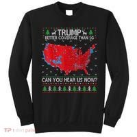 Trump Better Coverage Than 5g Ugly Christmas Sweater Xmas Sweatshirt thumb 0