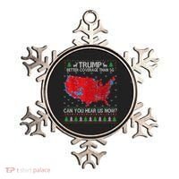 Trump Better Coverage Than 5g Ugly Christmas Sweater Xmas Ornament thumb 0