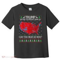 Trump Better Coverage Than 5g Ugly Christmas Sweater Xmas Toddler T-Shirt thumb 0