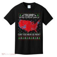 Trump Better Coverage Than 5g Ugly Christmas Sweater Xmas Kids T-Shirt thumb 0