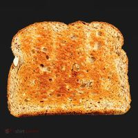 Toast Bread Costume Funny Button thumb 1