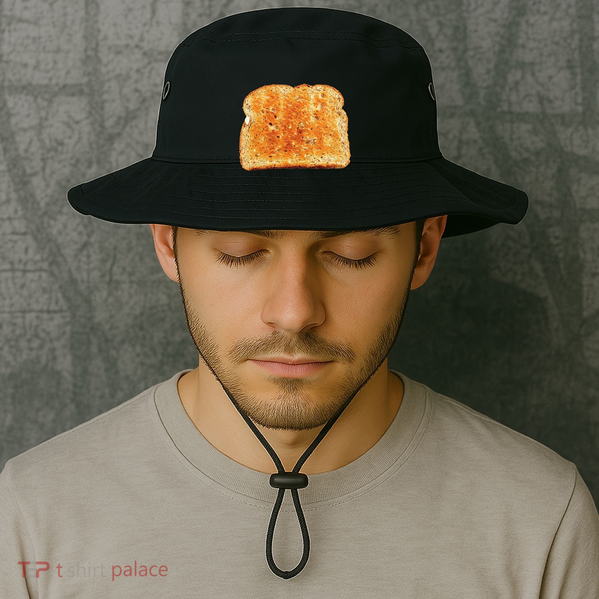 Toast Bread Costume Funny Bucket Hat