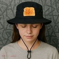 Toast Bread Costume Funny Bucket Hat thumb 3