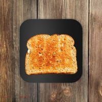 Toast Bread Costume Funny Coaster thumb 0