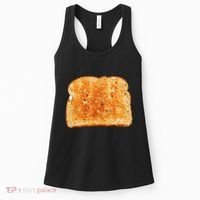 Toast Bread Costume Funny Women's Tank Top thumb 0