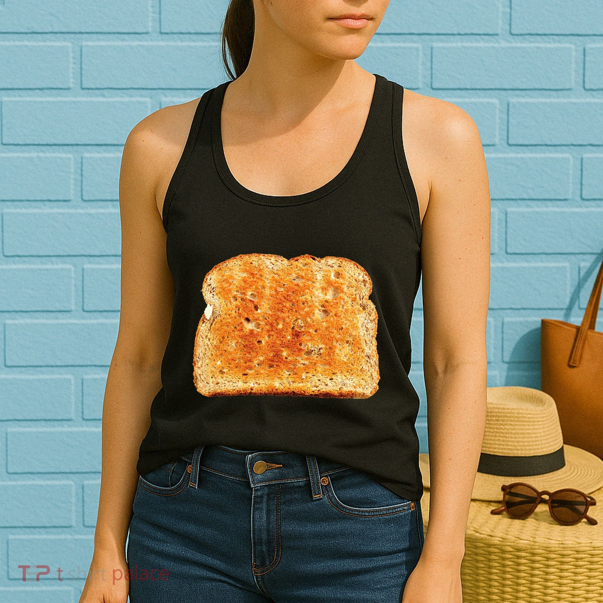 Toast Bread Costume Funny Women's Tank Top