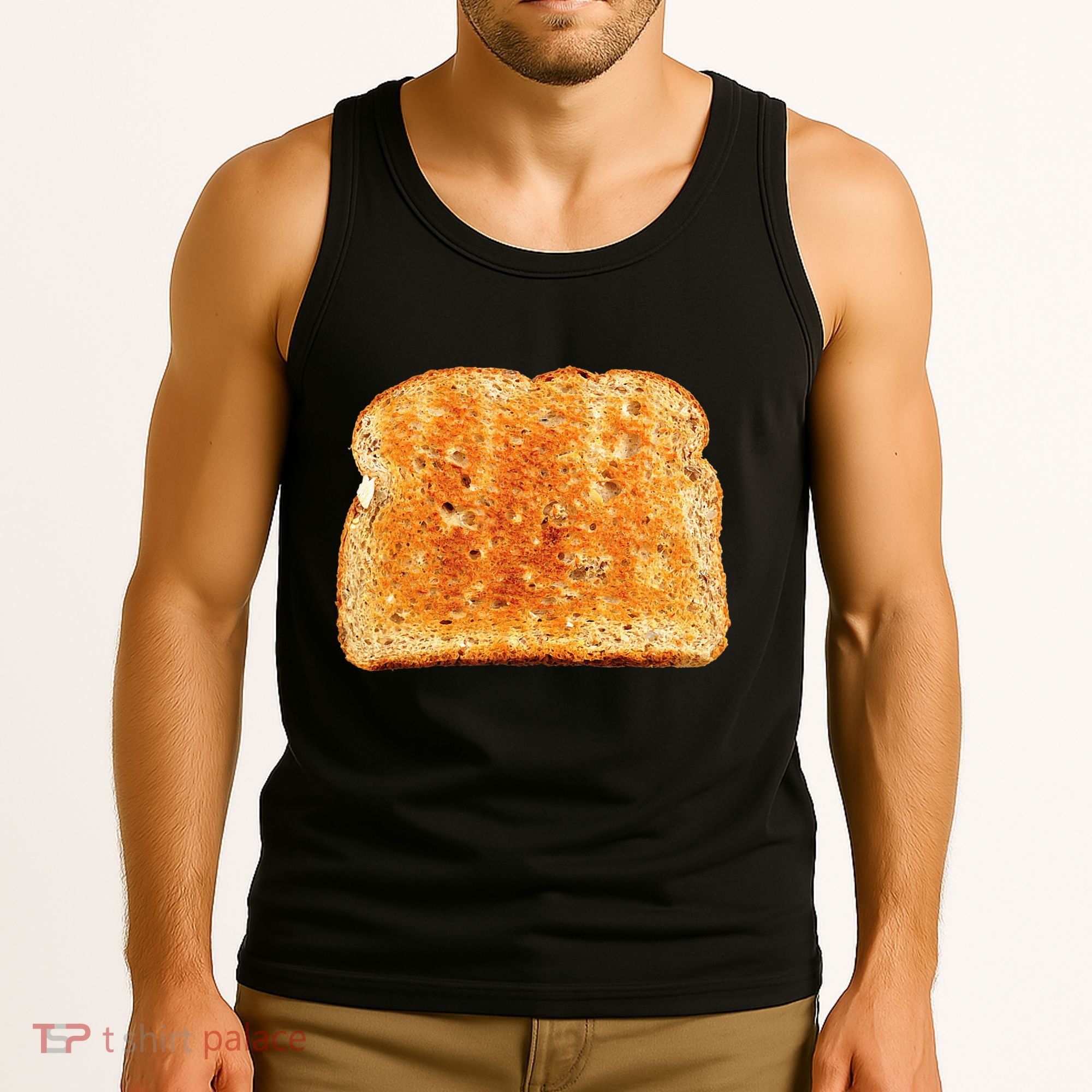 Toast Bread Costume Funny Tank Top