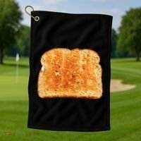 Toast Bread Costume Funny Golf Towel thumb 1