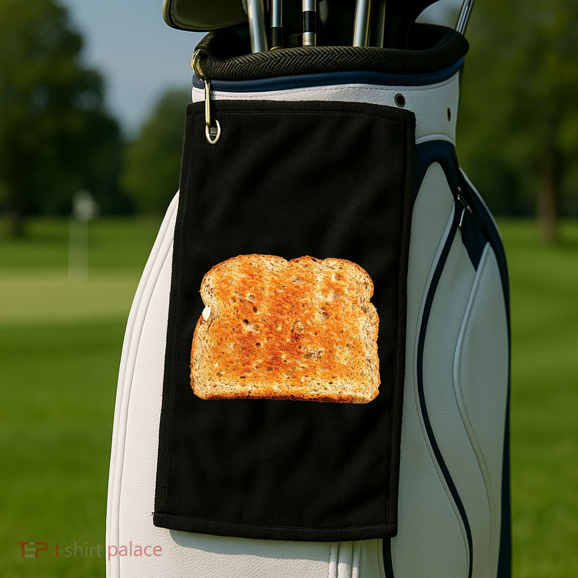Toast Bread Costume Funny Golf Towel