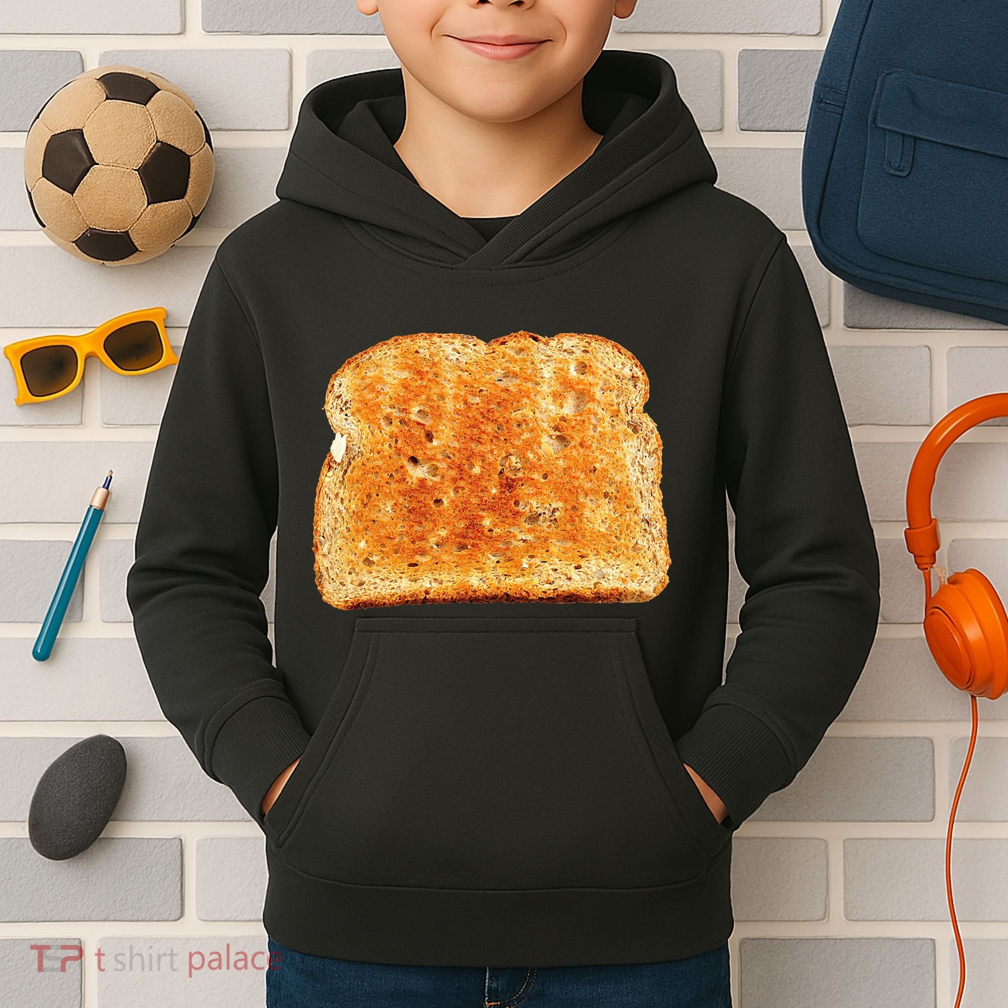 Toast Bread Costume Funny Kids Hoodie