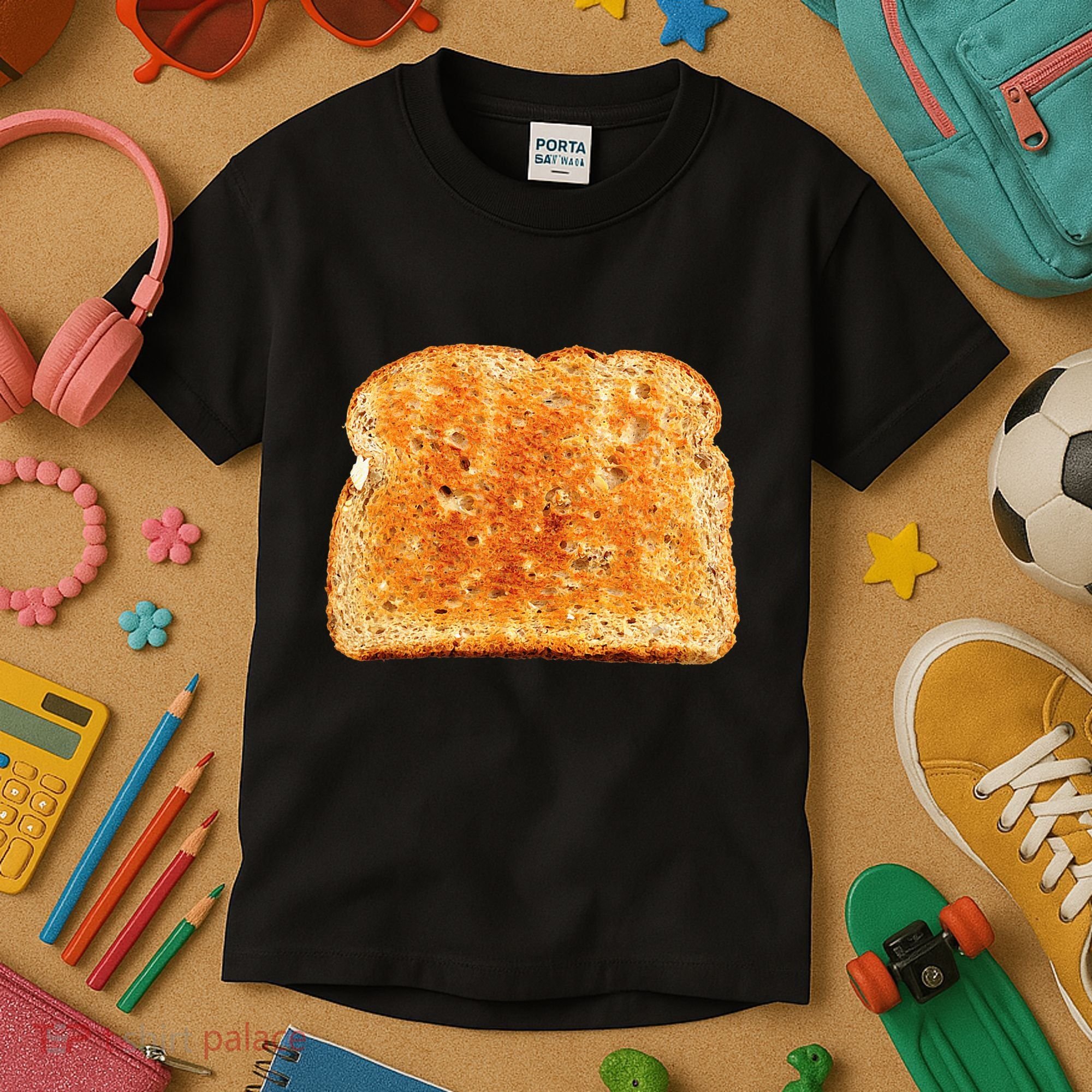 Toast Bread Costume Funny Kids T-Shirt