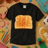 Toast Bread Costume Funny Kids T-Shirt thumb 3