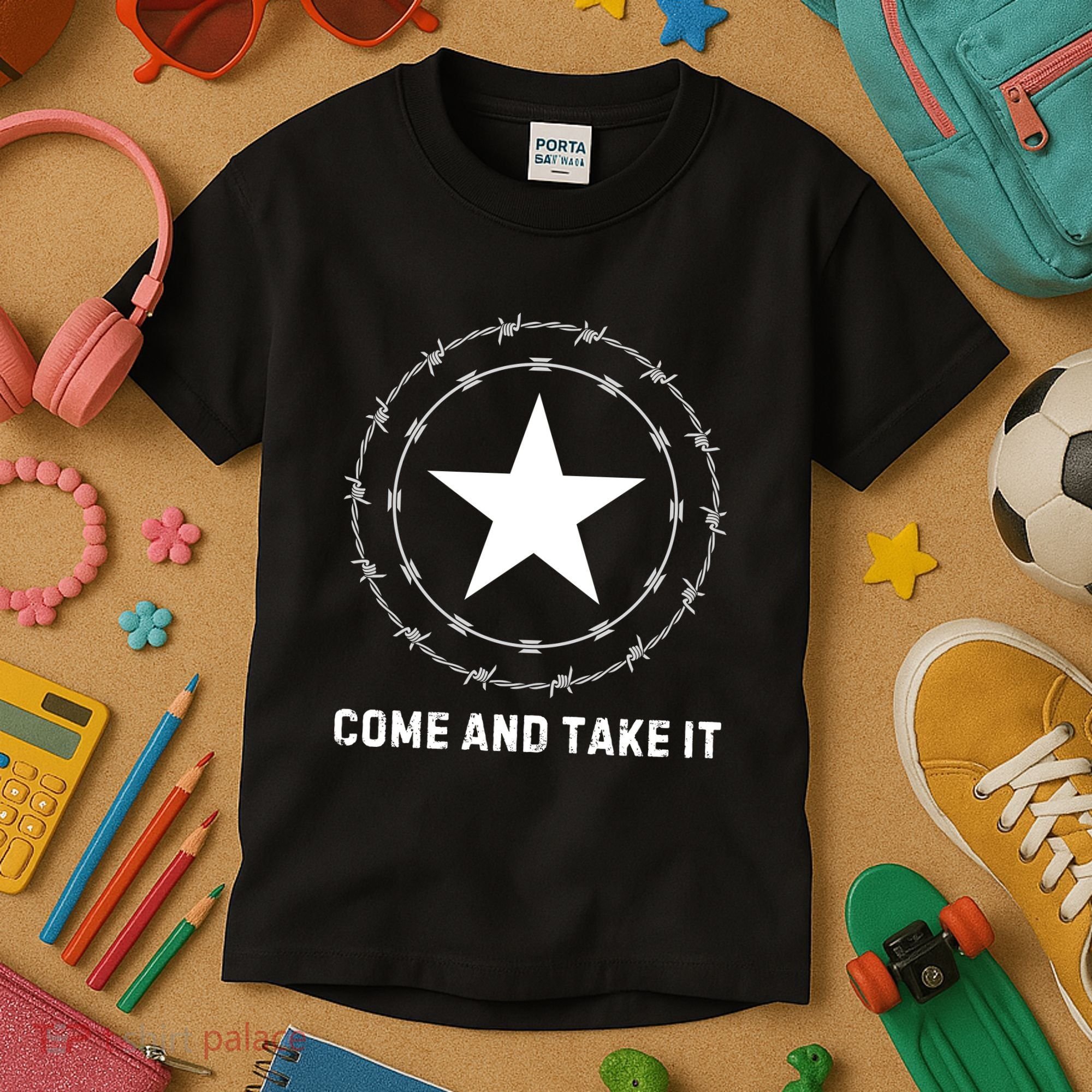 Texas Border Crisis Come And Take It Kids T-Shirt