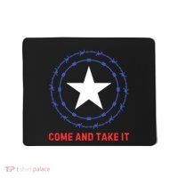 Texas Border Crisis Come And Take It Mousepad thumb 0